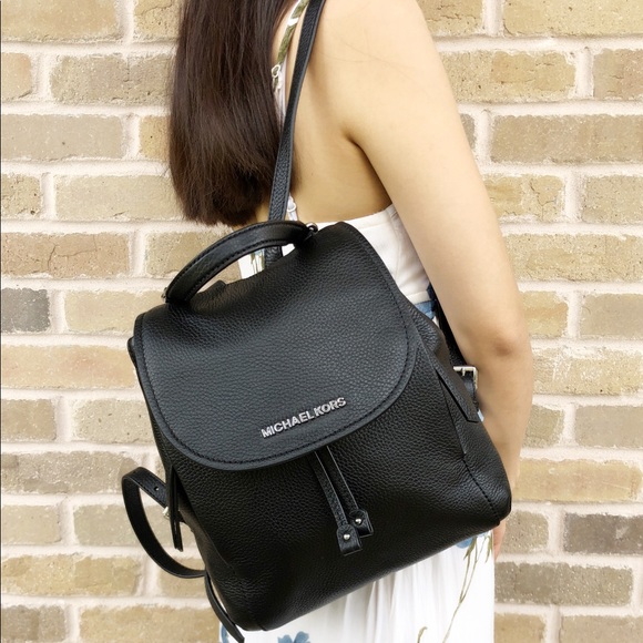 Michael Kors Handbags - Gaby’sBags👜💕-NWT Michael Kors Leather Backpack